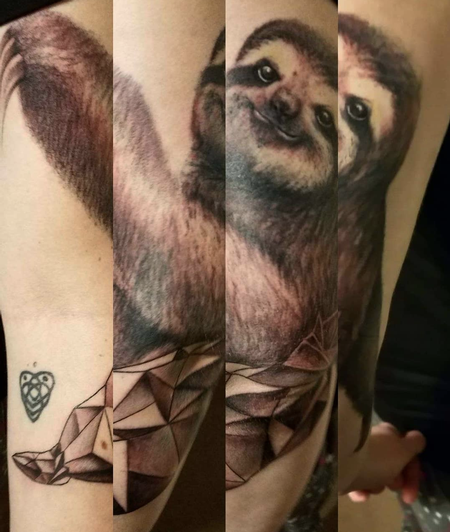 Tattoos - Marcus Judd Geometric Sloth - 144624
